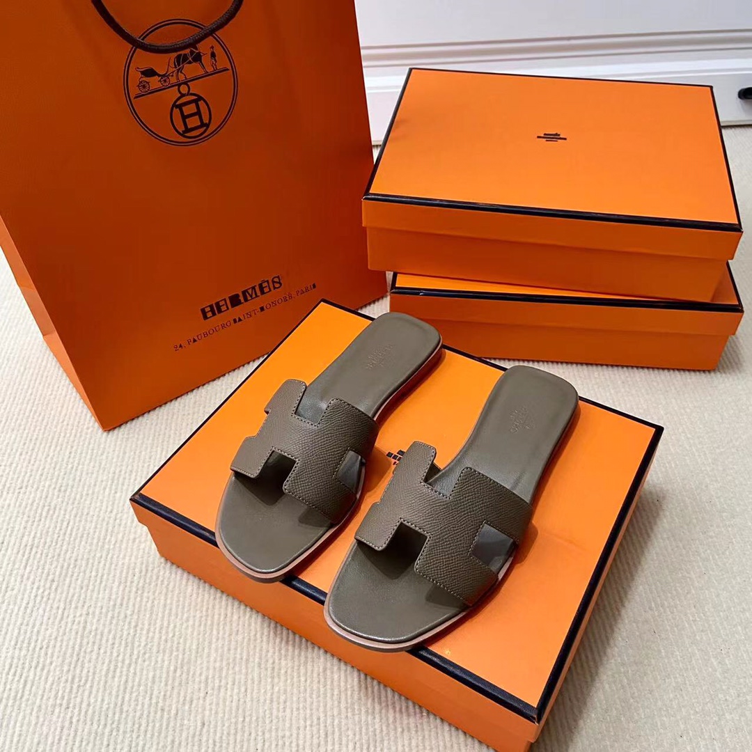 에르메스 올수공 오란 슬리퍼 샌들 앱송 60